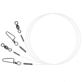 Vipfish 80 Pre-Tied Dropper Loops, 60LB Monofilament Fishing Line, 16 Inch Spacing with 5-6 Inch Loop, Saltwater Freshwater Fishing Leader Rigs for Bottom Fishing