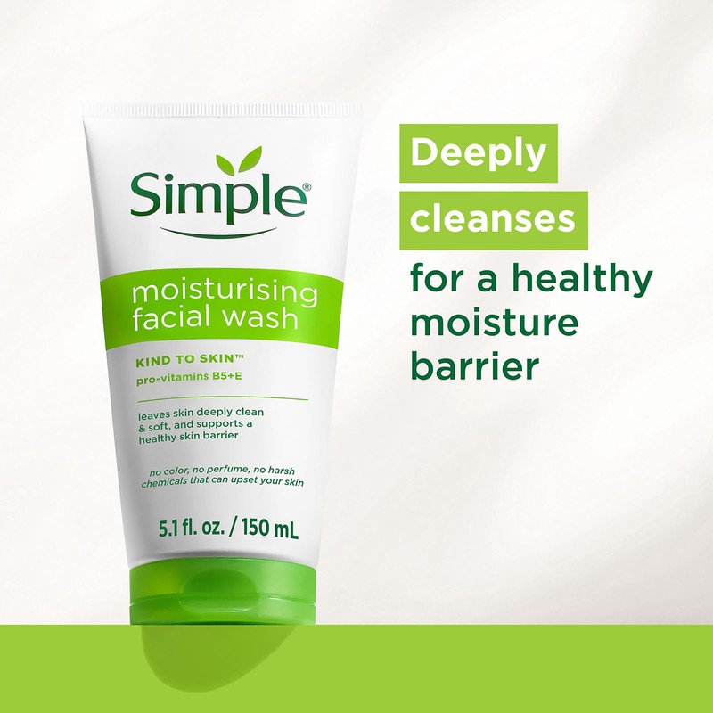 Simple Kind to Skin Facial Wash, Moisturizing 5 oz