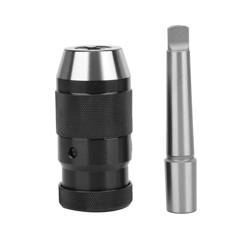JT3 Keyless Drill Chuck, Self-Tightening, Heavy Duty, 1/32-5/8 Inch, HSS