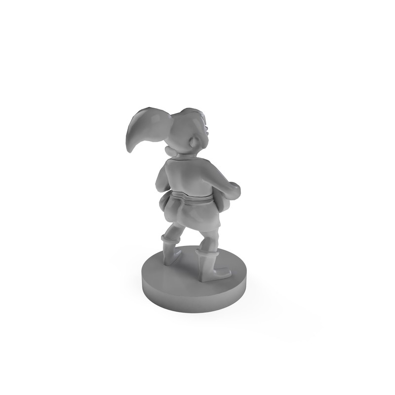 Halfling Female Bard Tabletop DND Gaming Miniature