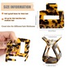 Pack of 2 Women's Small Medium Hair Clips for Thin