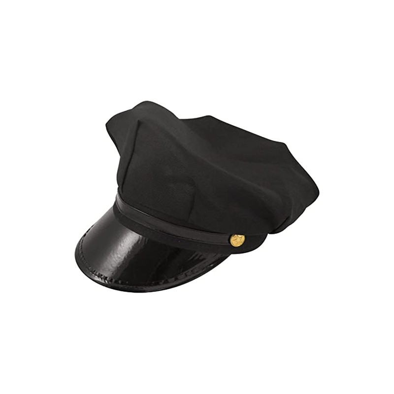 GREY LOOK GL UNISEX CHAUFFEUR CAP DRIVERS COPS & ROBBERS