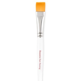 Snazaroo Pennello Professionale Face Painting, Bianco, Grande Piatto