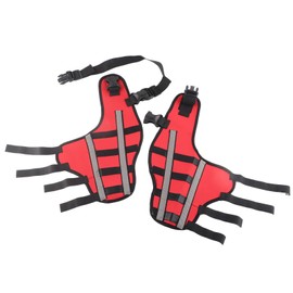 Dog Leg Brace Elastic Safe Shockproof Pet Knee Pads with Reflective Strips for Pets and Dogs S