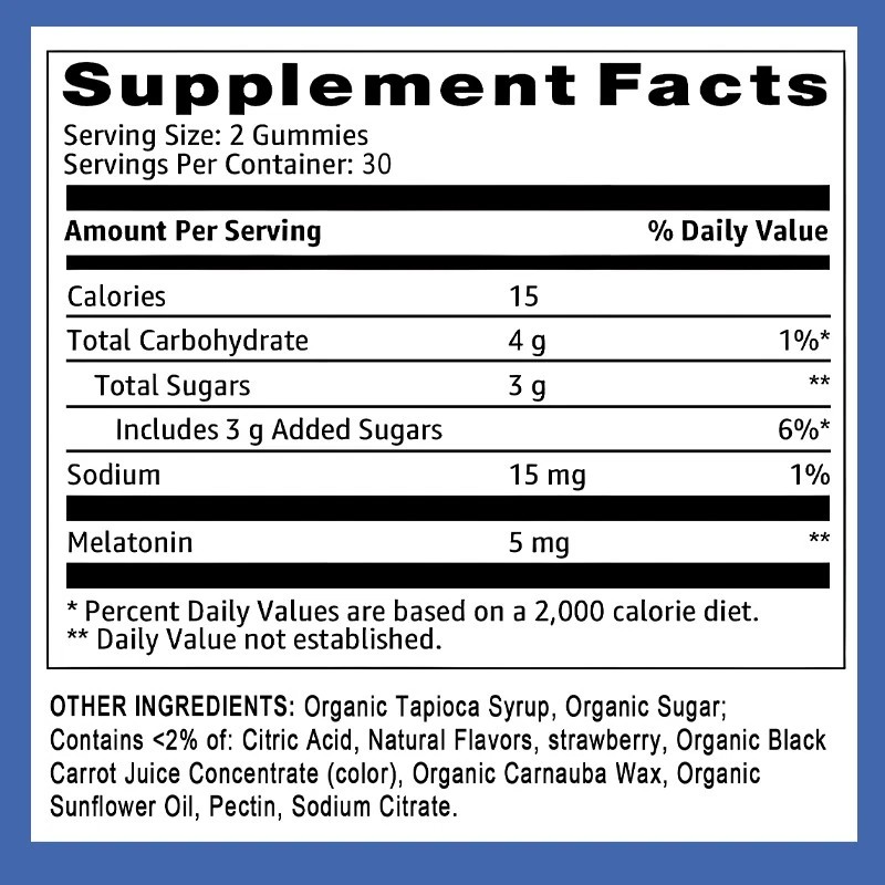 Soomiig Healthy Sleep Support Gummies - Promotes rapid sleep and