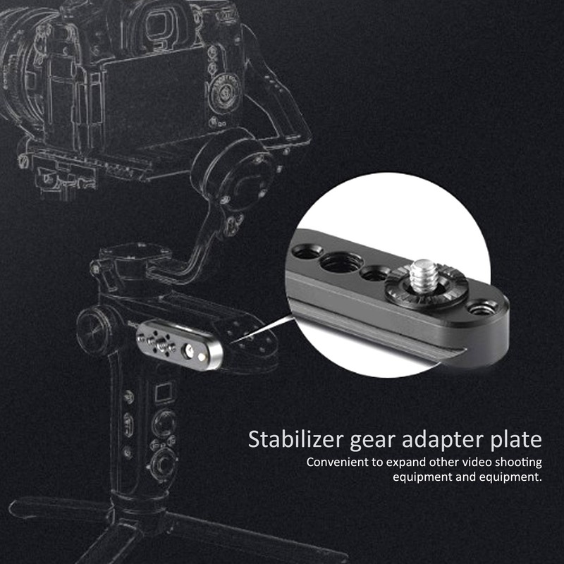 Alloy Camera Stabilizer Expansion Plate Gear Adapter Board for ZHIYUN