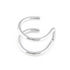 Double 925 Sterling Silver Ear Cuff (non-pierced) clip on helix