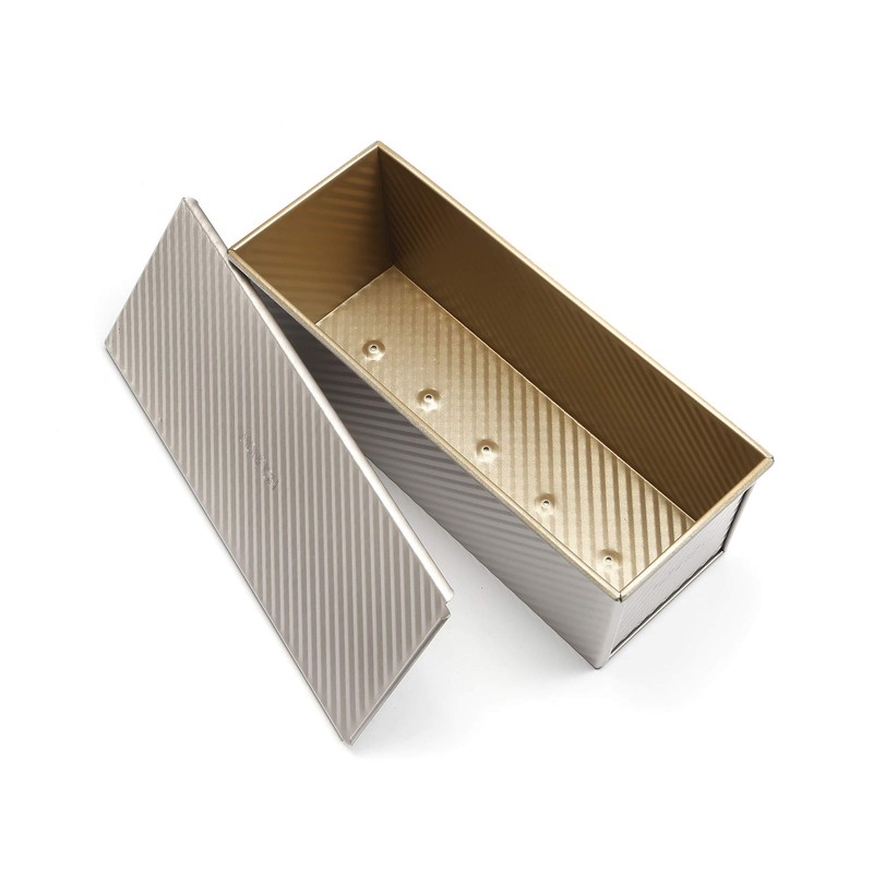 Monfish Large Loaf Pan w Lid Pullman Bread Pan 2.2lb