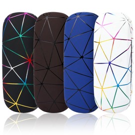 JANYUN Glasses Case, Hard Case Portable Glasses Case Hard Shell Glasses Case for Men and Women, multi-coloured