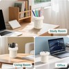 FINTIE Plush Lined Eyeglasses Holder for Nightstand, Silicone Glasses Stand