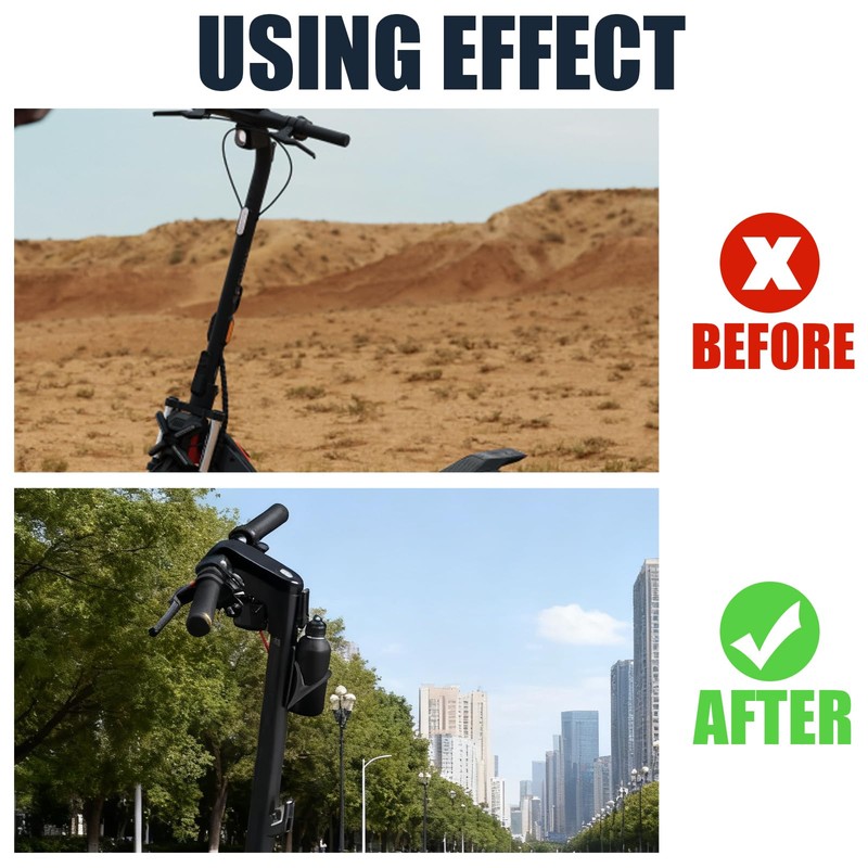 JERBOR Water Bottle Holder for Segway Ninebot E3 E3 Pro