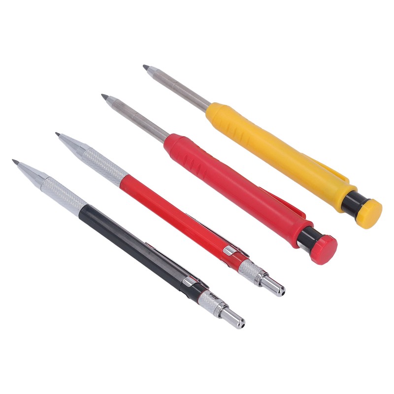 Mechanical Carpenter Pencil Set with 40 Refill Simple Operation Deep