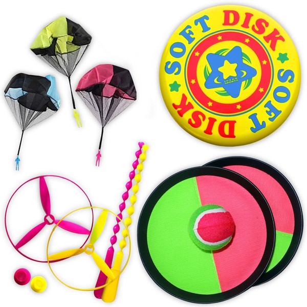 RERACO Park Play Toy Set, Family Sports, Catch Ball, Frisbee, Elementary School Students, Outdoor Play, Toys, Park, Play