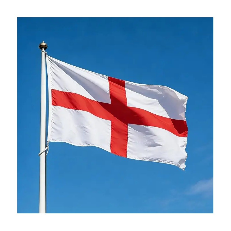 England Flag 3x5FT Polyester Waterproof St George's Cross Flag with