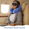 Sintuff - Juego de 2 almohadas inflables para el cuello