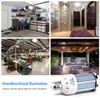 2-Pack 200W Equivalent LED Corn Light Bulb 3000 Lumen 6500K