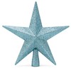 Ornativity Glitter Star Tree Topper - Christmas Tiffany Blue Xmas