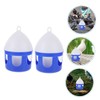 BESPORTBLE 2pcs Portable Bird Water Dispenser Reusable Pigeon Feeder Unique