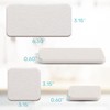 Plentio Plentio 4PCS Quick-Drying Stone Soap Tray for Bathroom Counter,