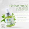 Vemare Cosmetics Tónico Facial De Té Verde Y Aloe Vera