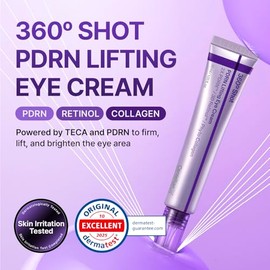 CENTELLIAN 24 360 Shot PDRN Firming Eye Cream 30ml – Anti-Ageing Retinol Eye Cream for Wrinkles, Fine Lines & Dark Circles, Firming & Hydrating Under-Eye Care for Puffiness, Eye Bags & Crow's Feet
