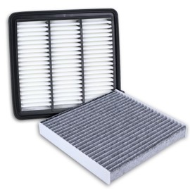 Cabin & Engine Air Filter kit Fit for Honda CRV CR-V 1.5L L4 2023 2024 2025 / Civic 1.5L L4 2022 2023 2004 2005, Replaces 17220-64A-A00, 80292-TF0-G01 (Only for 1.5L Turbo, Not for 2.0L 2.4L Hybrid)