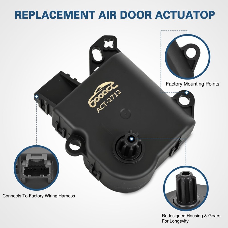 GOOACC A/C AIR Mode Door Actuator 604-252 for Ford F-150