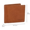 Gusti Leather Runer Wallet Card Holder Small Foldable Men's Brown