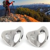 2Pcs Climbing Hangers Stainless Steel Durable Sturdy Smooth Convenient Rock