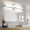 ZUZITO Bathroom Vanity Light Brushed Nickel - Modern LED Vanity