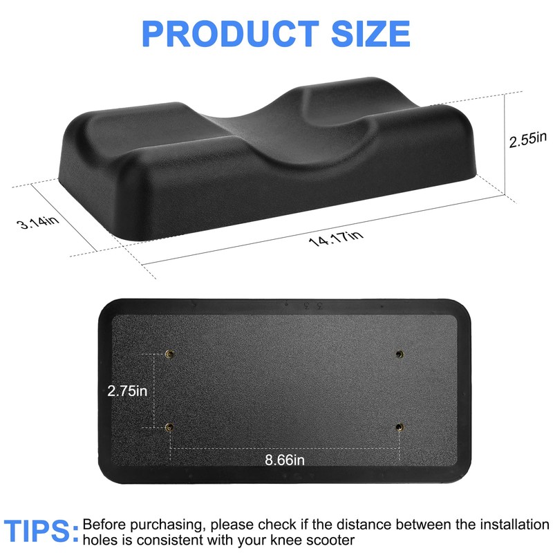 YIBEICO Mobility Knee Scooter Cushion Pad Replacement Part for Knee
