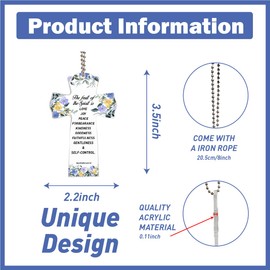 Christian Christmas Ornaments,Galatians 5:22-23 The Fruit of Spirit Sign Bible Verse Cross Ornaments,Christian Religious Scripture Prayer Gifts for Women Men,Christian Cross for Christmas Tree Decor