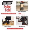 dbest products Stair Climber Trolley Dolly Black