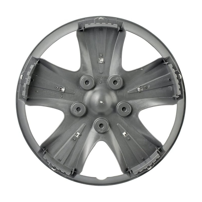 Custom Accessories 4-Pack 15" SGT-5 Wheel Covers, Replacement Hubcaps for