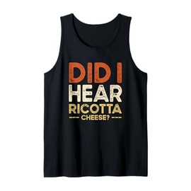 Food Gadgets Funny Accessories to Wear Party Ricotta Cheese Tank Top