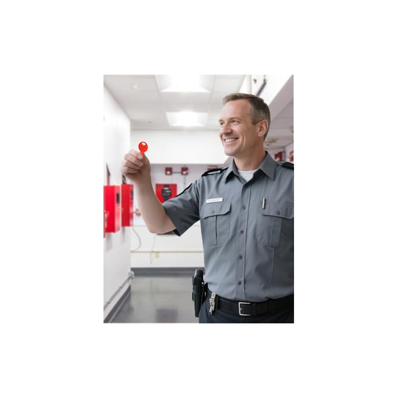 Fire Alarm Test Panel Key 6 Pack, Mellbree Replacement Key