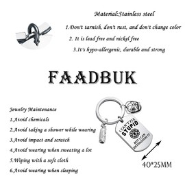 FAADBUK Funny Firefighter Keychain for Dad Firefighter Appreciation Gift Firemen Gift (Extinguish it keychain)