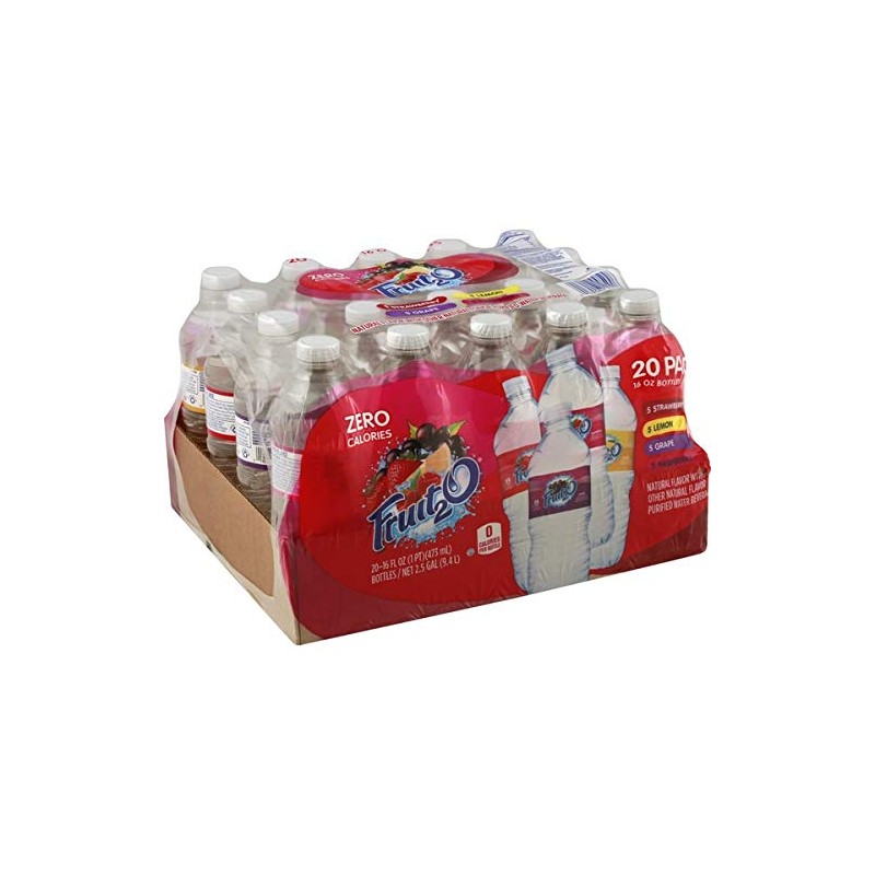 Fruit2O Zero Calorie Flavored Water 20 Variety Pack