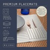 MEEMA Cloth Placemats with Pockets Set of 4 | 14