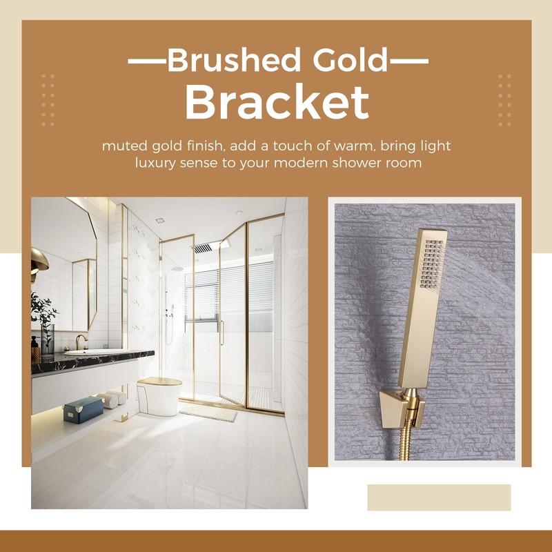 Hand Held Shower Bracket with Two Slot, Aomasi Handheld Shower