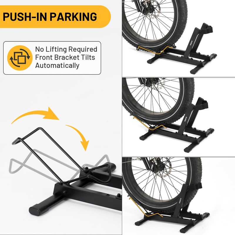 Bike Stand for E-Bike, Road & Mountain Bikes, Fits Up