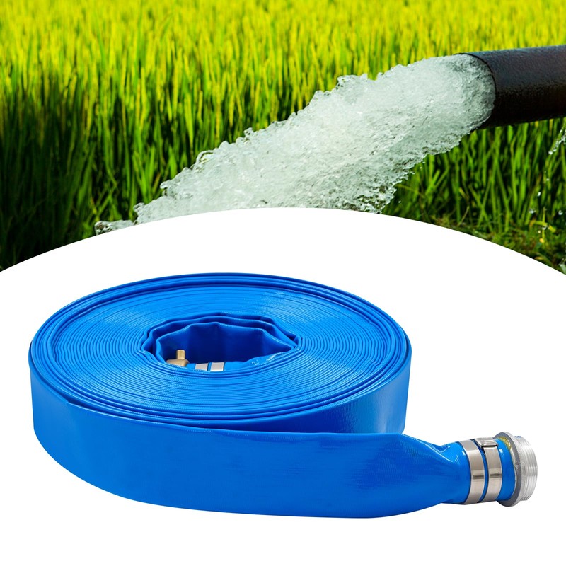 2in x 100ft Water Pump Drain Hose for Pool, Yard