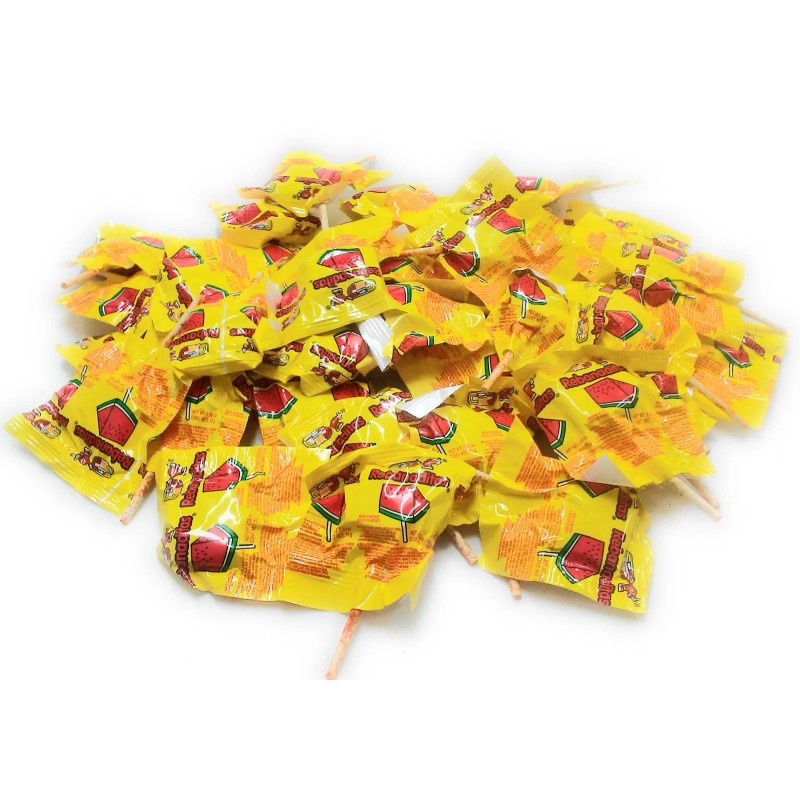 Vero Mexican Flavor Hard Candy Lollipops 40 Count Watermelon Chili