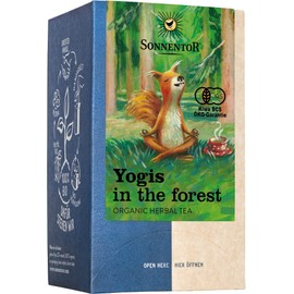 SONNENTOR SO 02649 Herbal Tea Organic Tea Bag, Caffeinated Forest Yogi Tea, 18 Bags