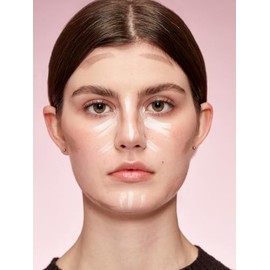 SHEGLAM Fine Line Pluma de Contorno y Resaltado de Nariz 2 en 1 de Larga Duración Resistente al Agua Bronceador en Crema y Barras Resaltadoras-Buff