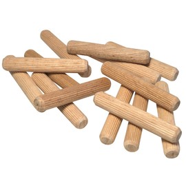 JOWE Dowel Pins 14x80mm, 50 pcs | Wooden Dowels 14 mm | 14mm Wood Dowel Pins made in Austria