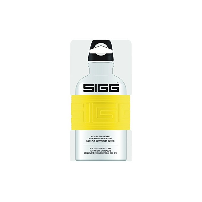 Sigg Bottle CYD with Grip Black black/yellow Size:0.6 L