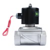 U.S. Solid 1-1/2" Solenoid Valve - 12V DC Stainless Steel