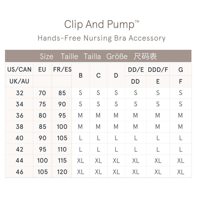 Bravado Women's Clip and Pump Maternity Bra, Grey Hellgrau Meliert),