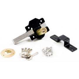 Gatemate 1491106 2" Single Cylinder Long Throw Rim Lock